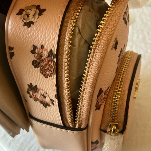 Coach: Rosette Mini Court Backpack Charm - Picture 8 of 14
